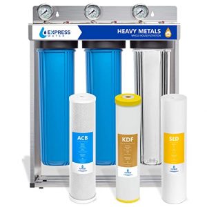 express water heavy metal 3 stage water filter