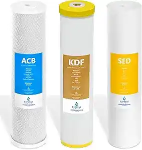 Express Water whole house heavy metal KDF high capacity water filter cartridge for removing chlorine and contaminants