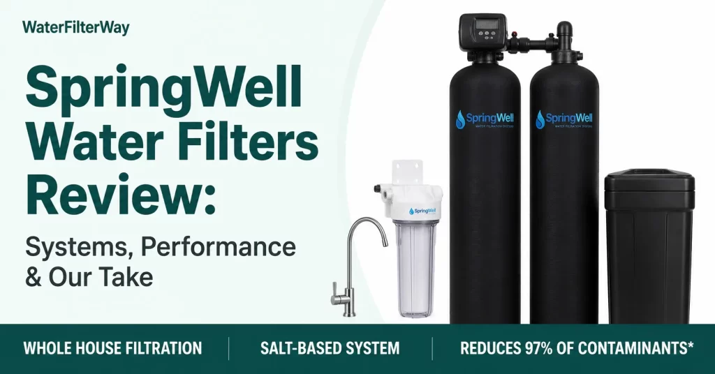 SpringWell water filter systems review 2026 covering performance pricing and honest verdict