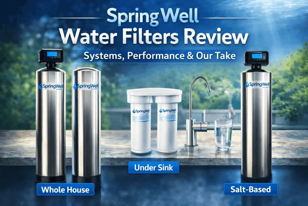 SpringWell water filter systems review 2026 covering performance pricing and honest verdict