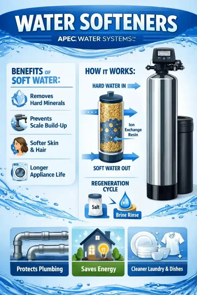 Whole house water filtration system installed for clean water throughout the home