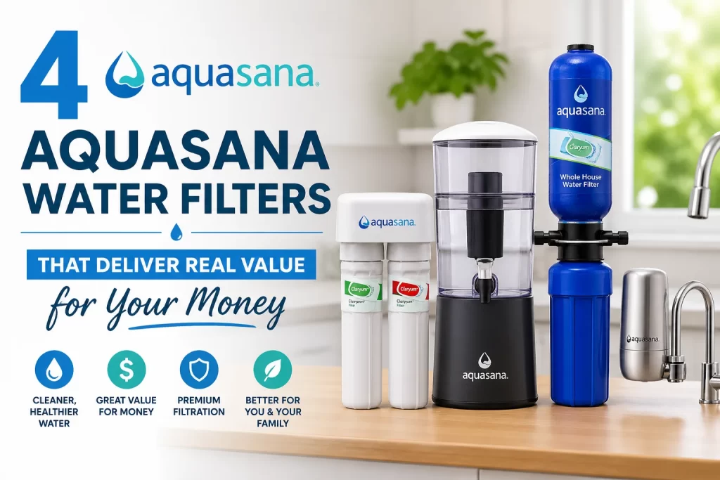 Aquasana water filters for home clean drinking water