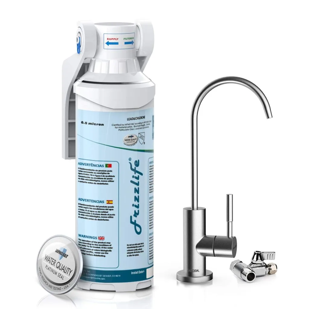 Frizzlife MP99 water filter system for clean and purified drinking water at home
