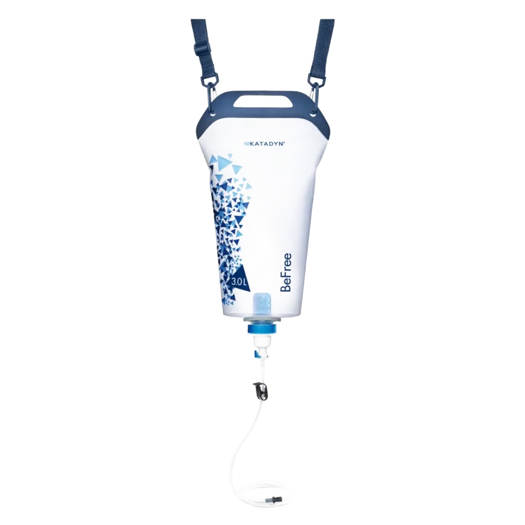 Katadyn BeFree Gravity 3L water filter for camping and hiking.