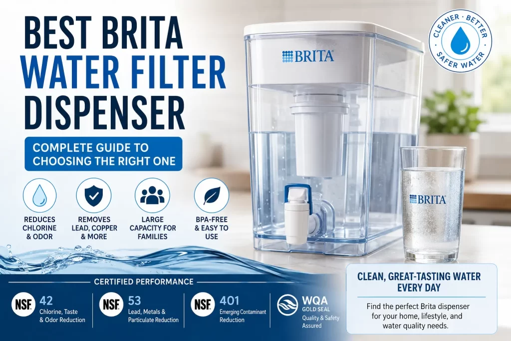 Best Brita water filter dispenser for clean and fresh drinking water