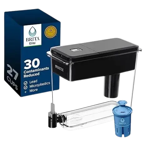 Brita UltraMax 27-Cup water filter dispenser with Elite filter for cleaner tasting water