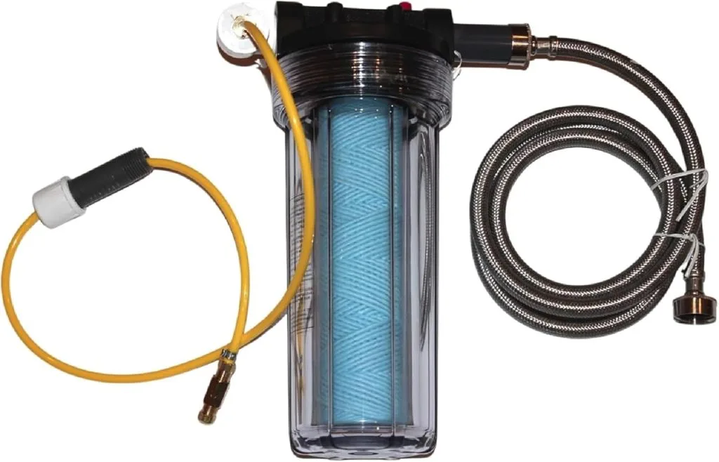 Sulfur Eliminator Deluxe Well Water Filter System for removing sulfur smell, iron, manganese, and well water contaminants from household water supplies