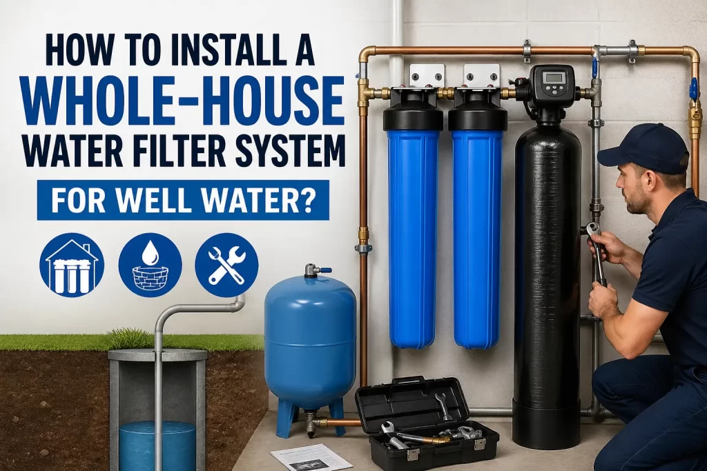 How to install a whole-house water filter system for well water — step-by-step DIY guide