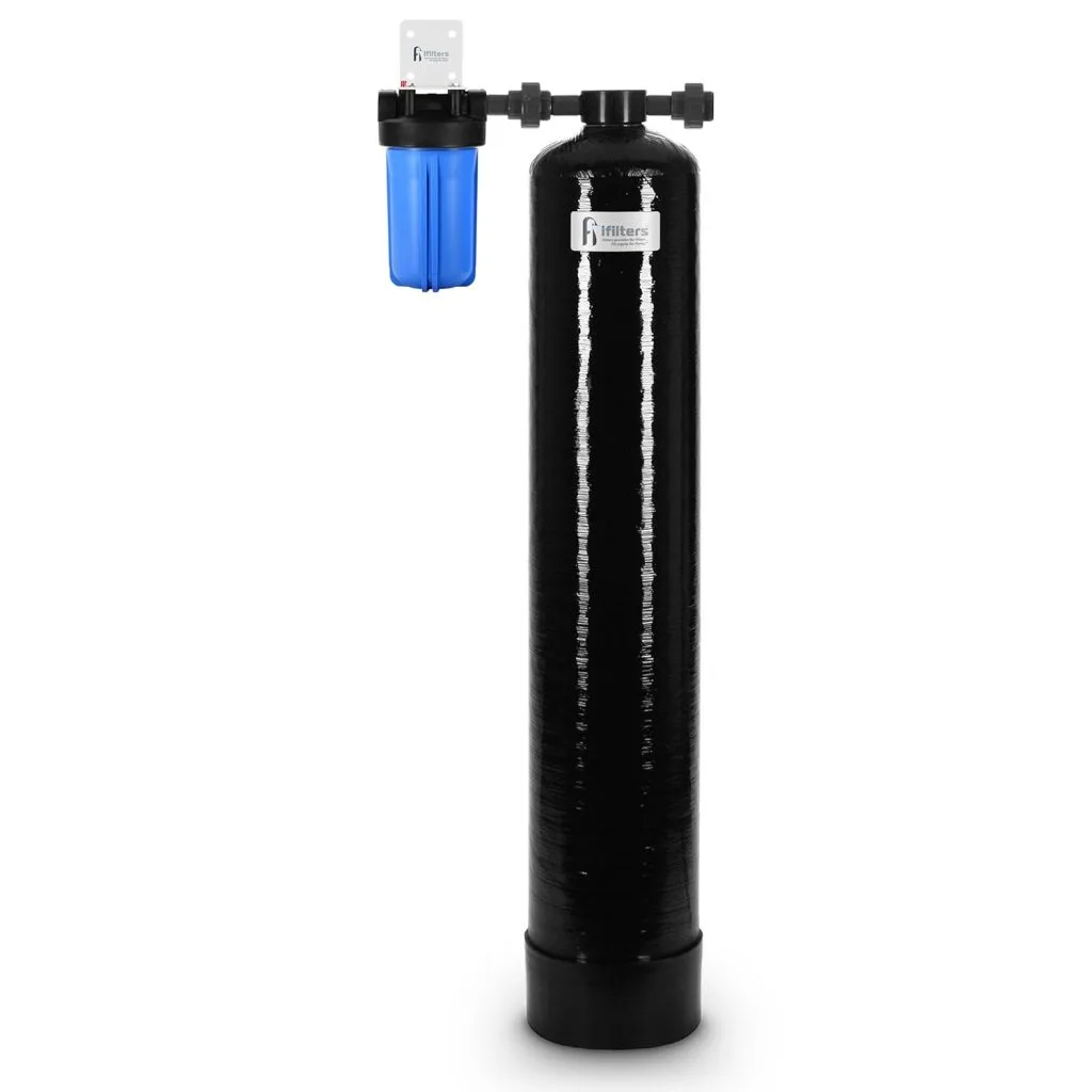iFilters Whole House Water Filter System for removing sediment, chlorine, rust, and impurities from home water supply