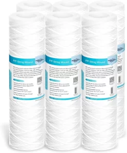 PP string wound sediment filter cartridges for water filtration