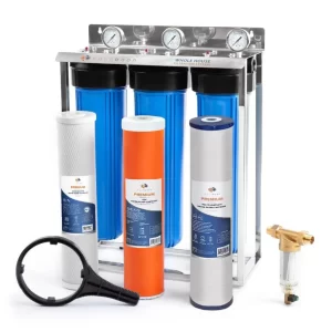 Aquaboon 3-Stage Water Filter System with multi-stage filtration setup for clean drinking water