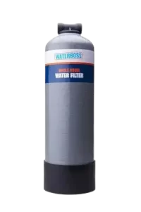 WaterBoss Whole House Water Filter for reducing sediment, chlorine, rust, and contaminants from household water