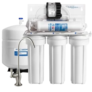 APEC RO-PERM boosted performance reverse osmosis water filter system.