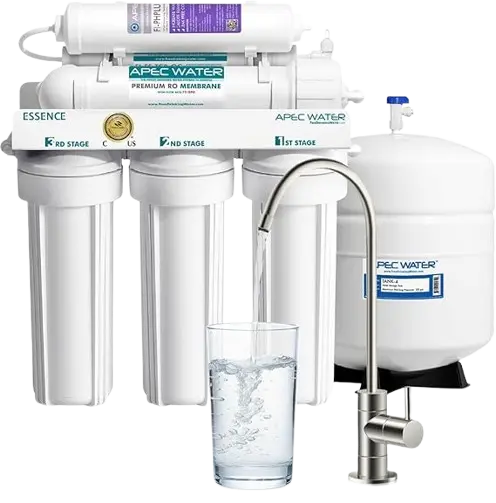 APEC ROES-PH75 6-stage alkaline reverse osmosis water filter system under kitchen sink