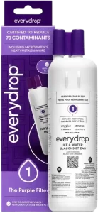 EveryDrop Whirlpool EDR1RXD1 refrigerator water and ice filter.