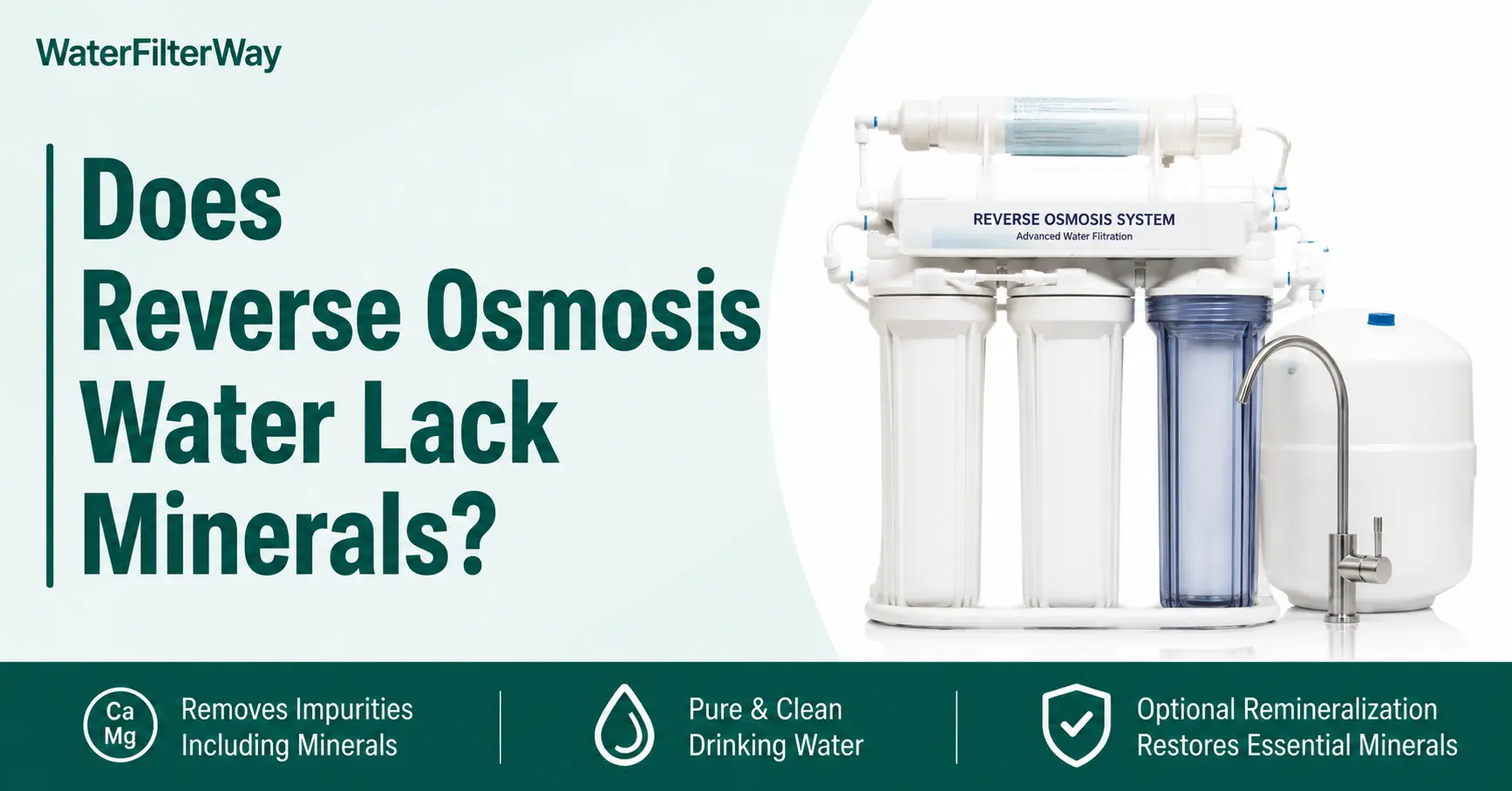 Does reverse osmosis water lack minerals?